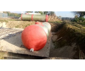 Резервуар противопожарного запаса воды 41 м³ — проект Filtank